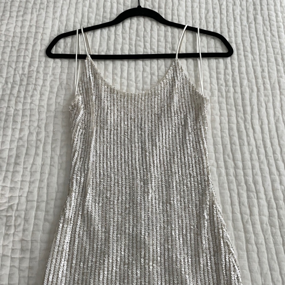 Alice and Olivia Nelle Embellished Dress